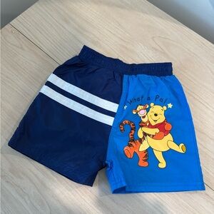 Vintage Y2K Winnie the Pooh and tiger swim trunks size 2t